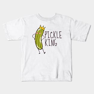 Pickle King Funny Kids T-Shirt